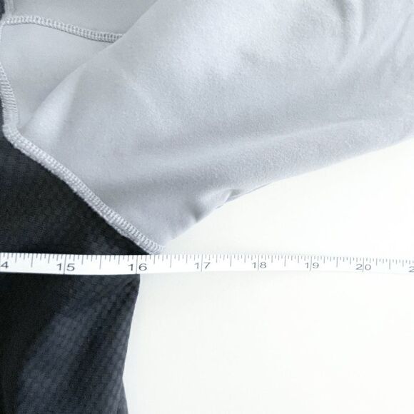 Brooks Men Athletic Performance Running Top Mock Neck Quarter Zip Gray Small - Picture 6 of 6